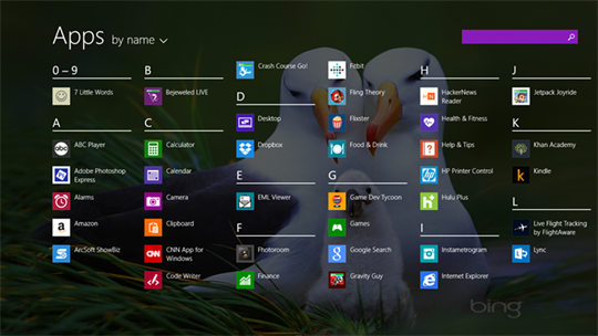 Windows 8.1 App View