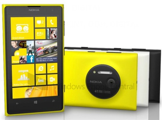 Nokia Lumia 1020 Press Render